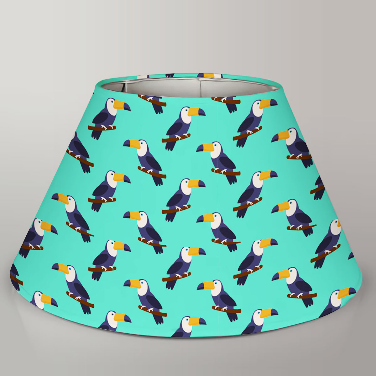 Monogram Coon Standing Toucan Lamp Cover