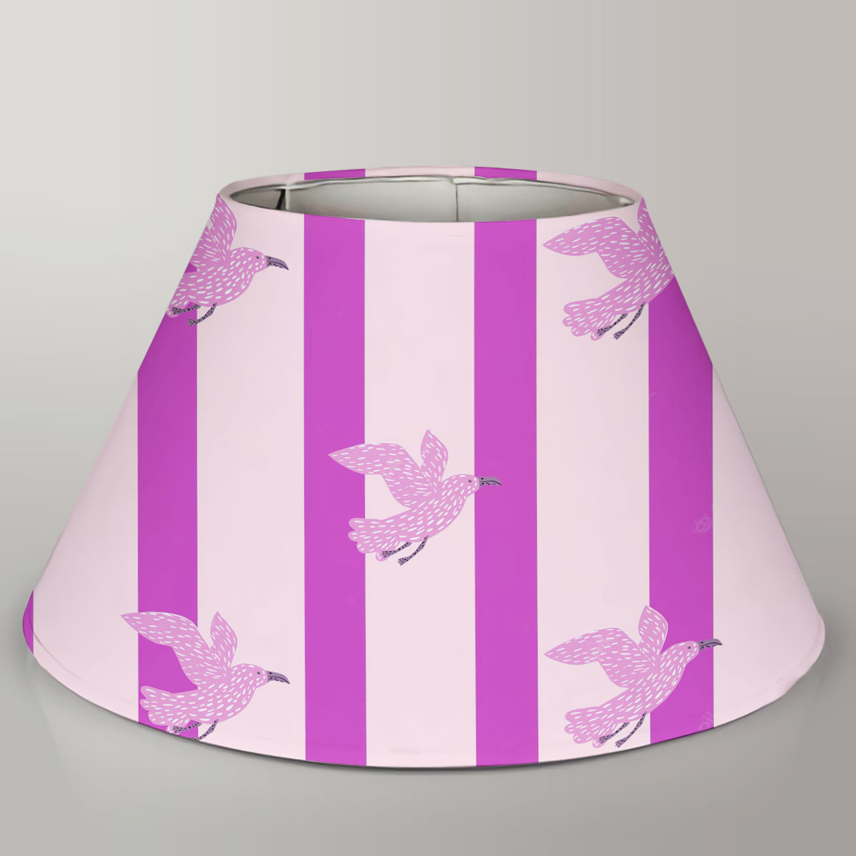 Pink Background Seagull Lamp Cover