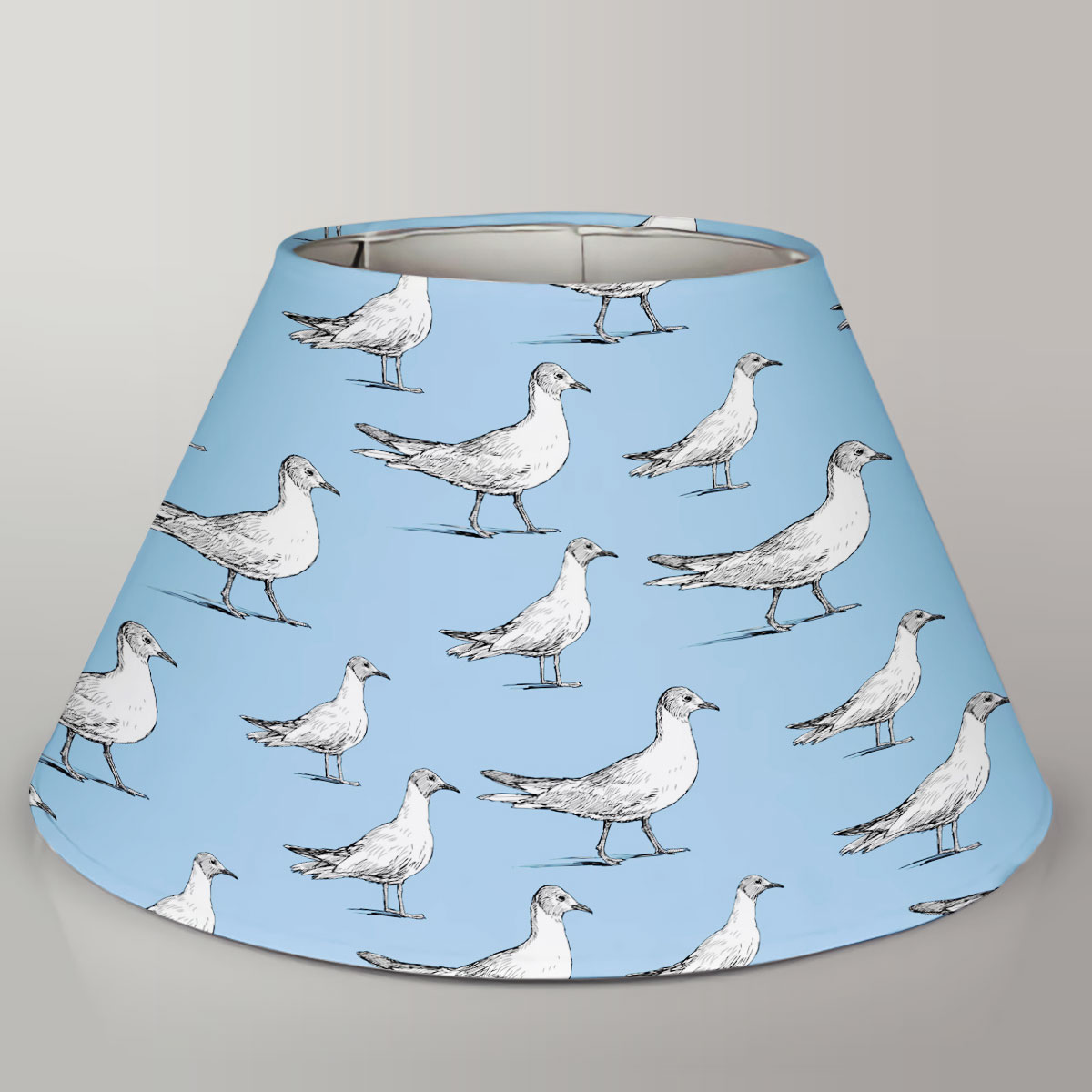 White Seagull Art Lamp Cover