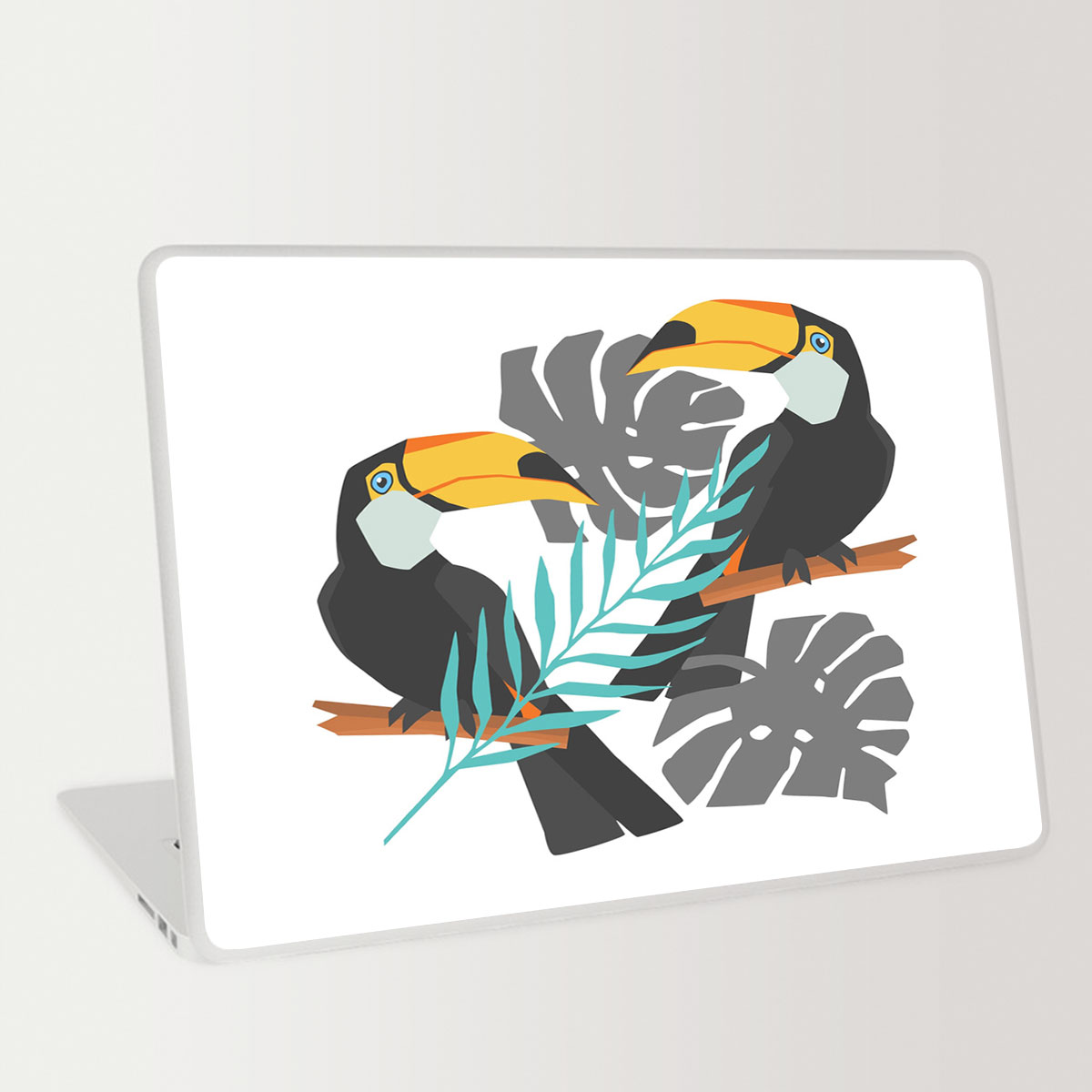 Couple Toucan On Tree Laptop Skin