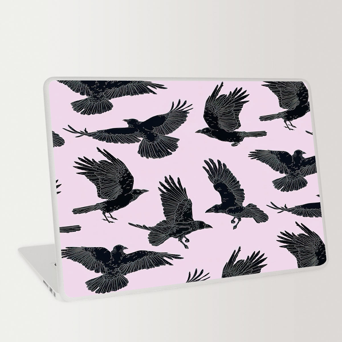 Flying Raven Art Laptop Skin