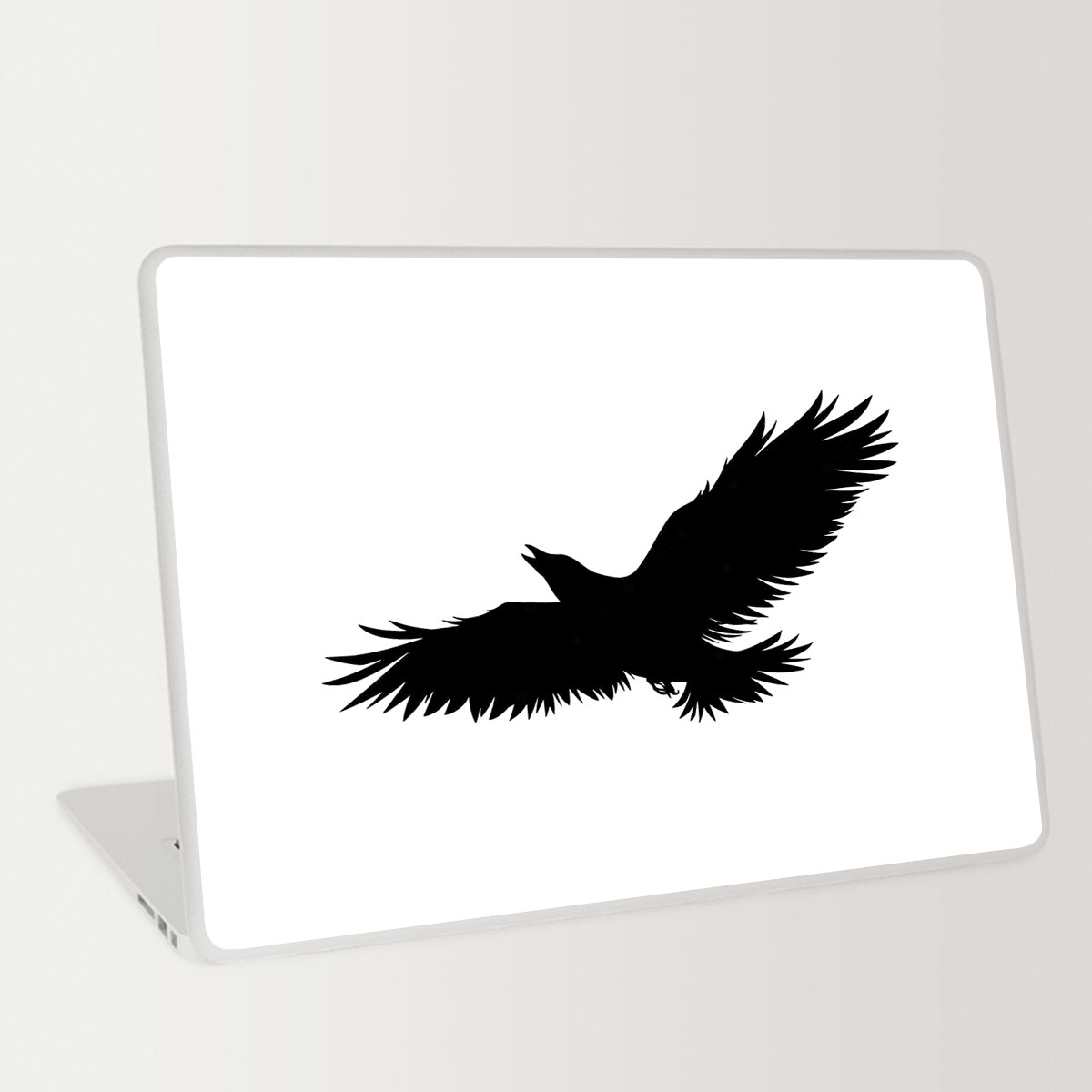 Iconic Flying Raven Laptop Skin