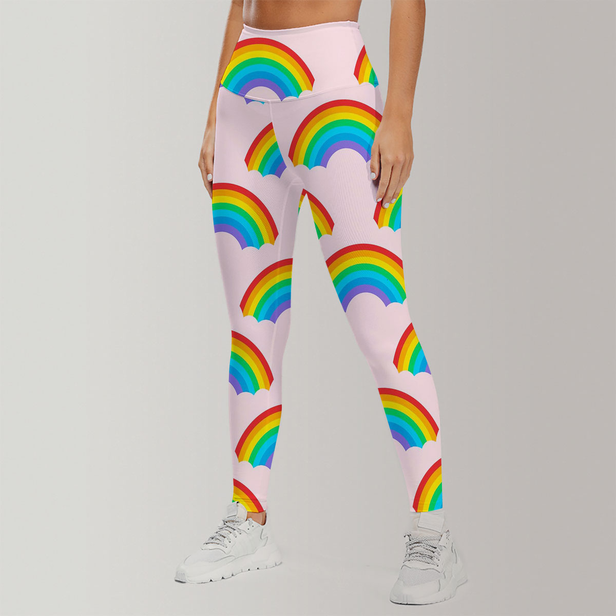 Seamless Rainbow Patterns Legging