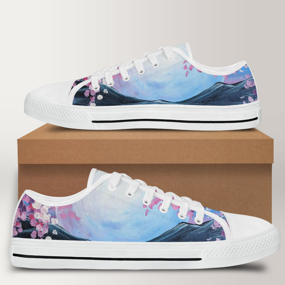 Blossom Moon River Low Top Shoes