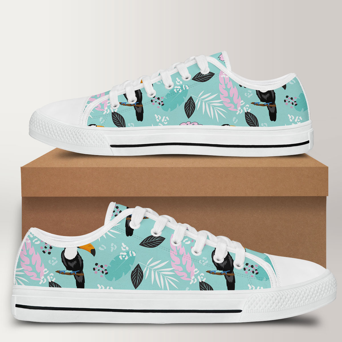 Coon Tropical Toucan Low Top Shoes