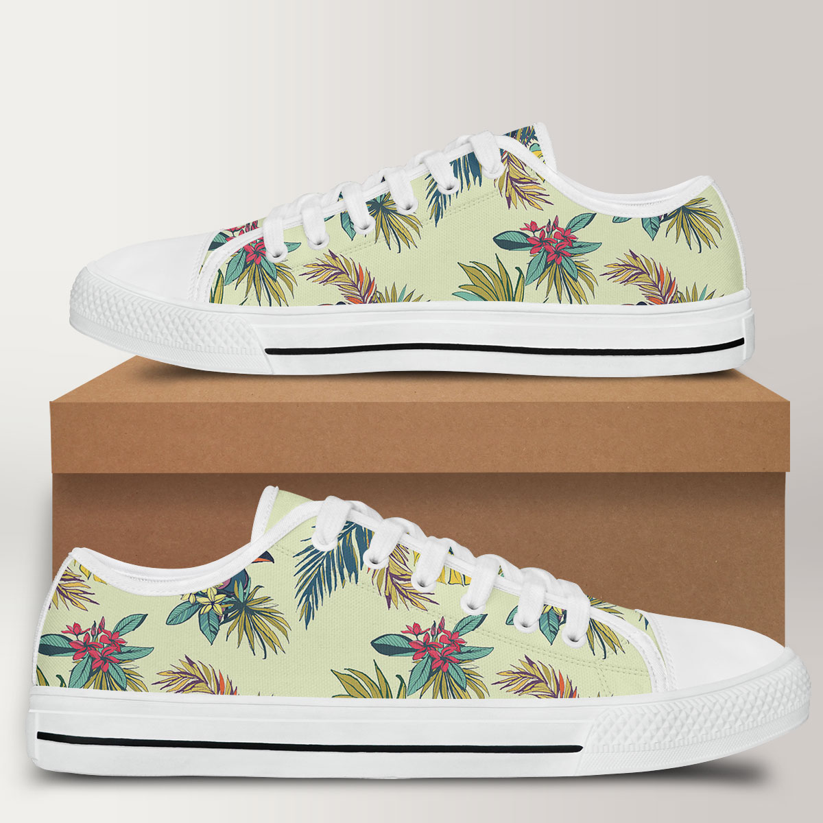 Tropical Family Toucan Low Top Shoes