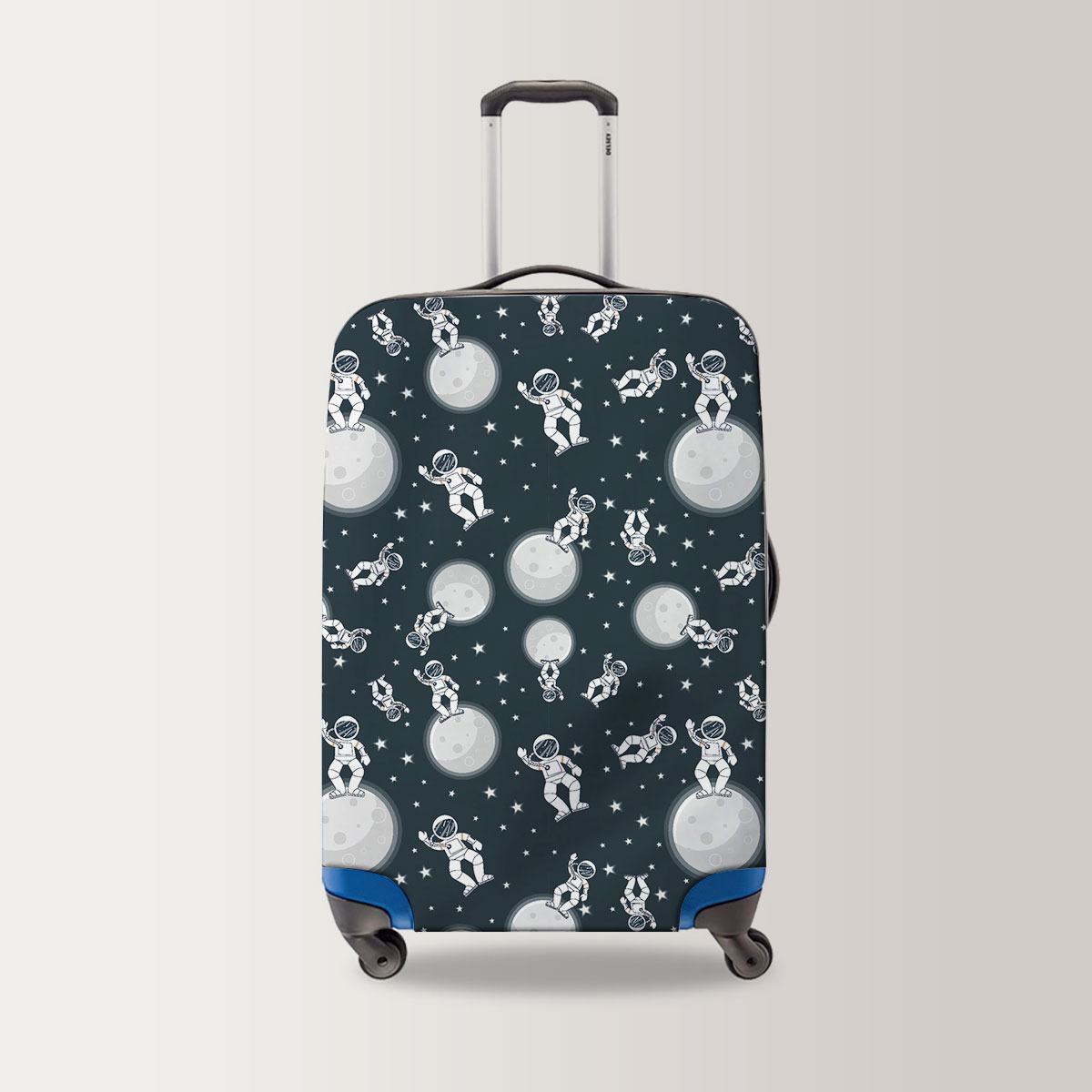 Astronaut On The Moon Luggage Bag