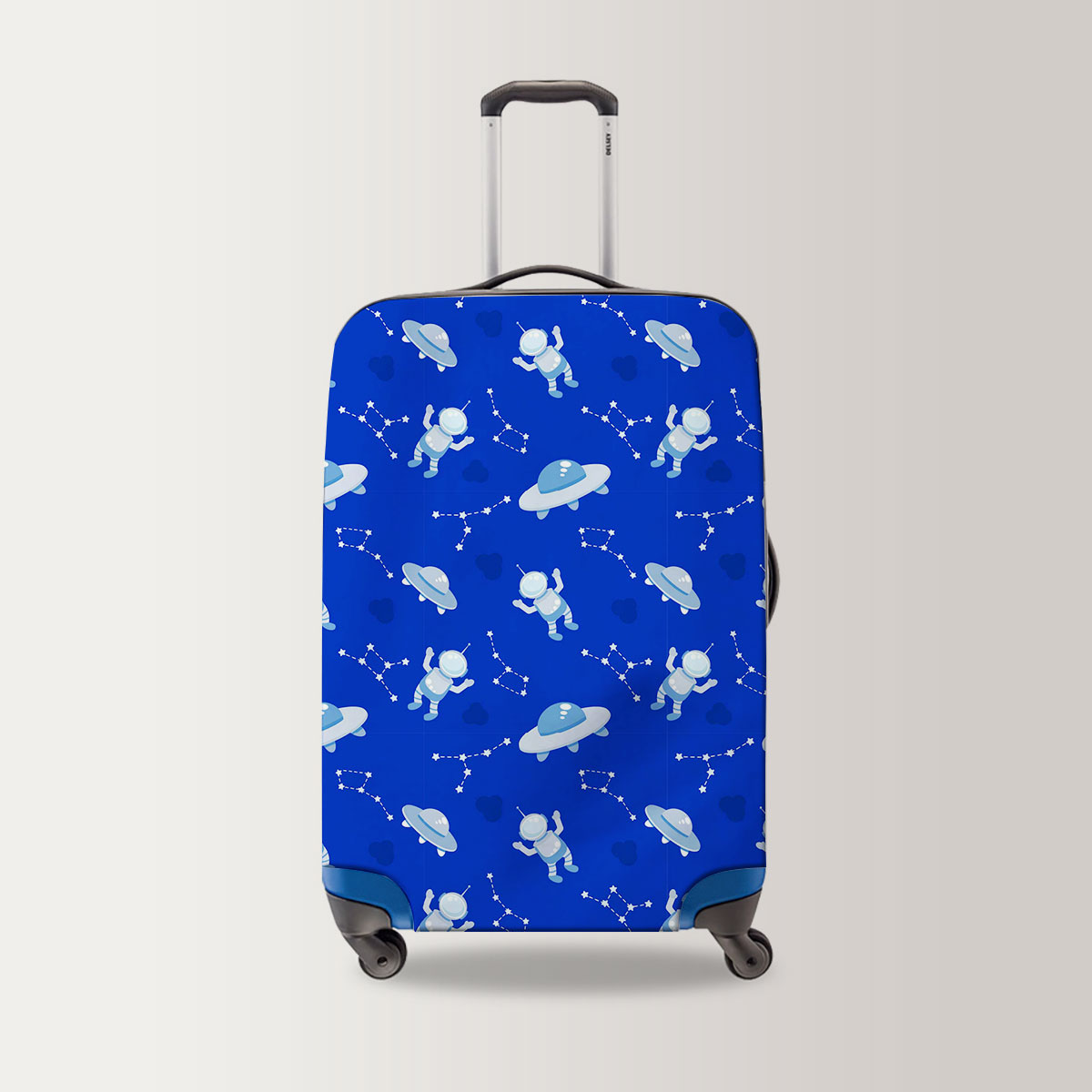 Astronauts Spaceships And Constellation Luggage Bag