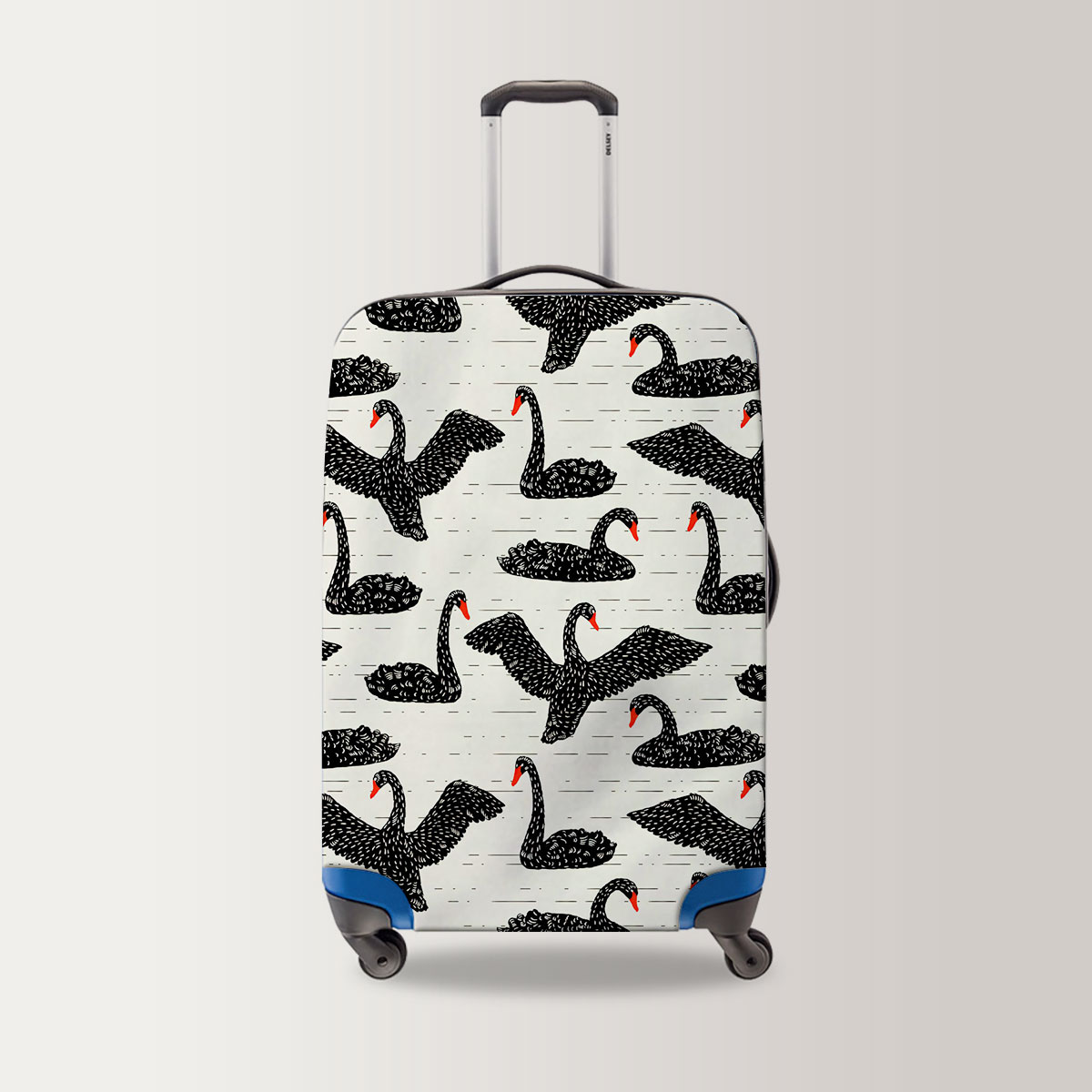 Black Swan Art Luggage Bag