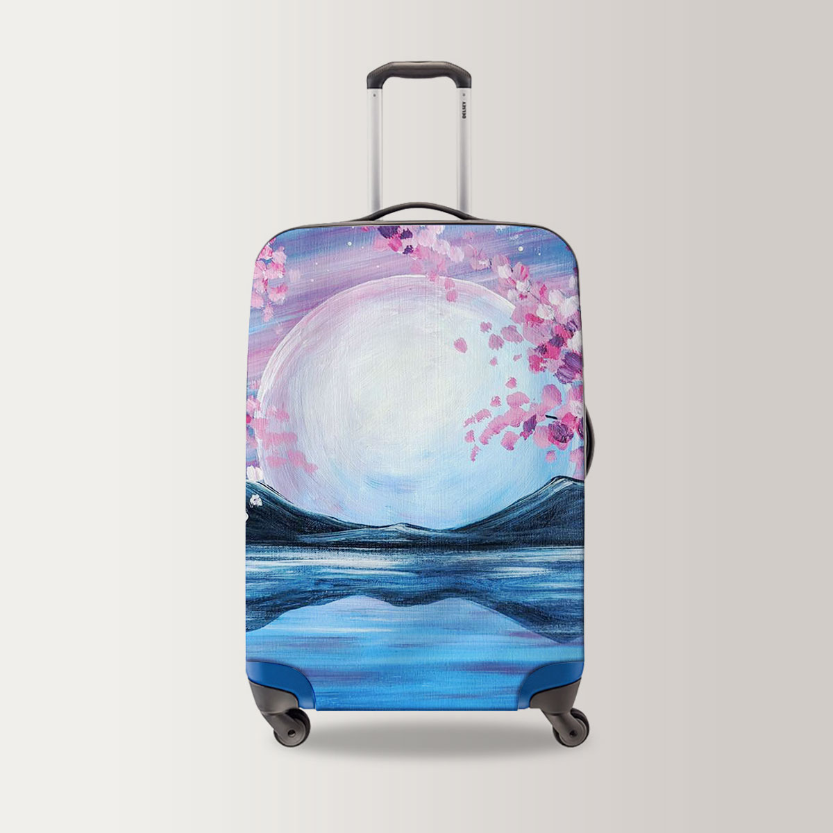 Blossom Moon River Luggage Bag