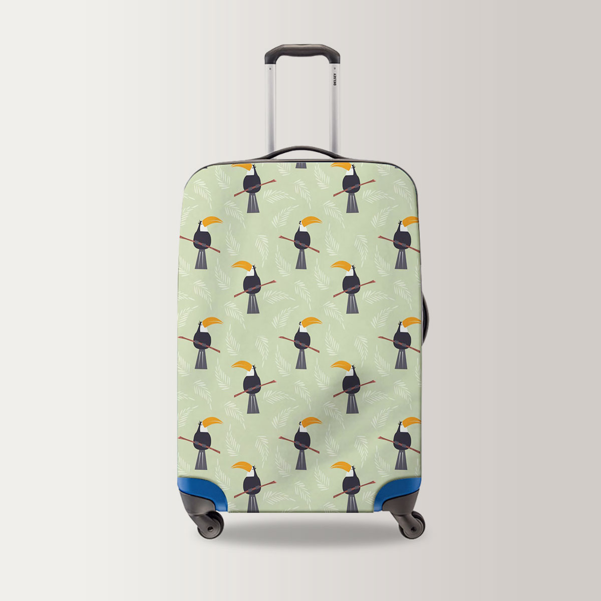 Coon Cute Toucan Monogram Luggage Bag