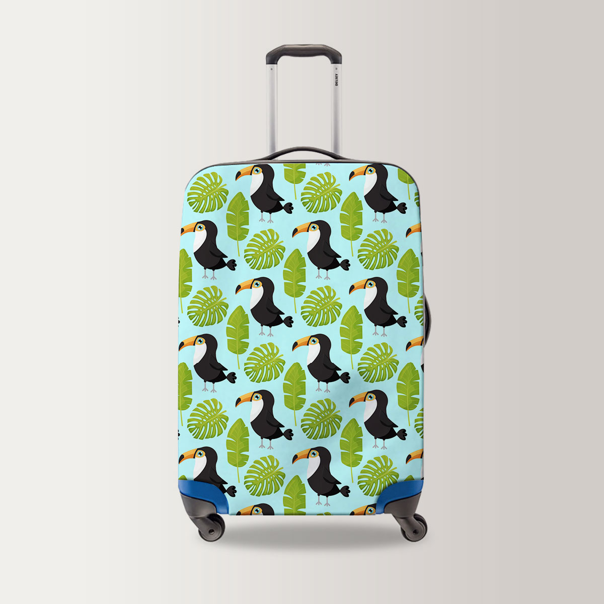 Coon Green Leaf Toucan Luggage Bag