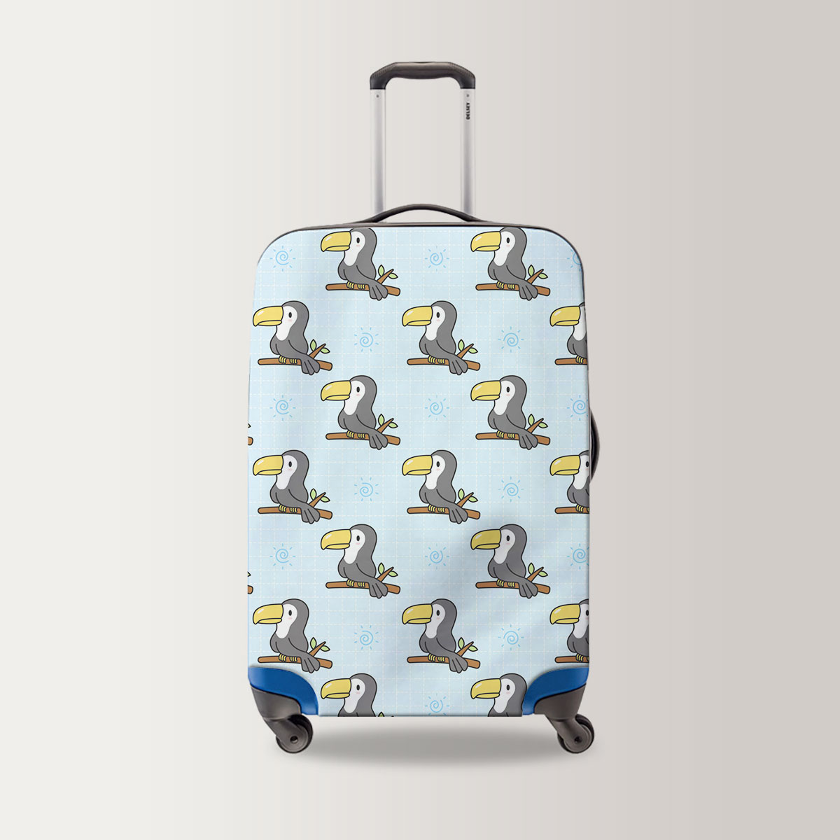 Coon Little Toucan On Branches Luggage Bag