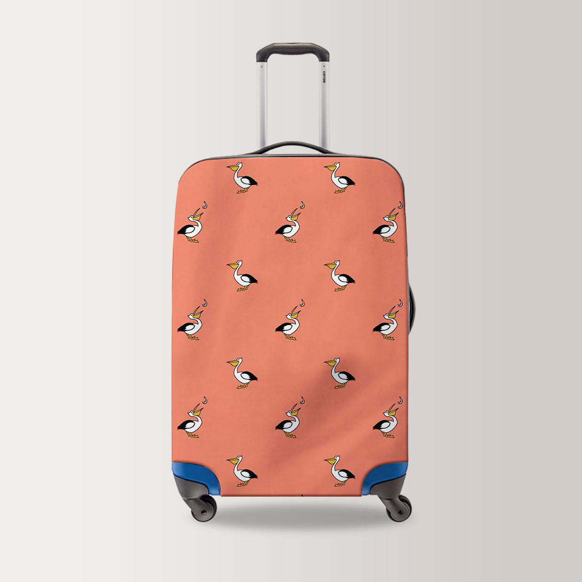 Coon Pelican Monogram Luggage Bag
