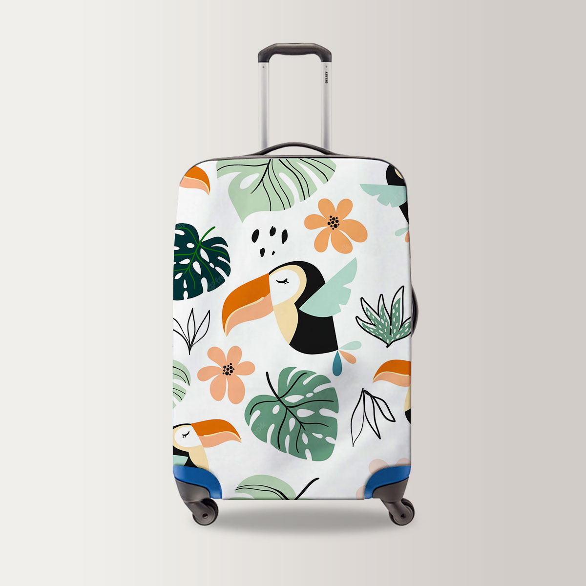 Coon Sleeping Toucan Luggage Bag