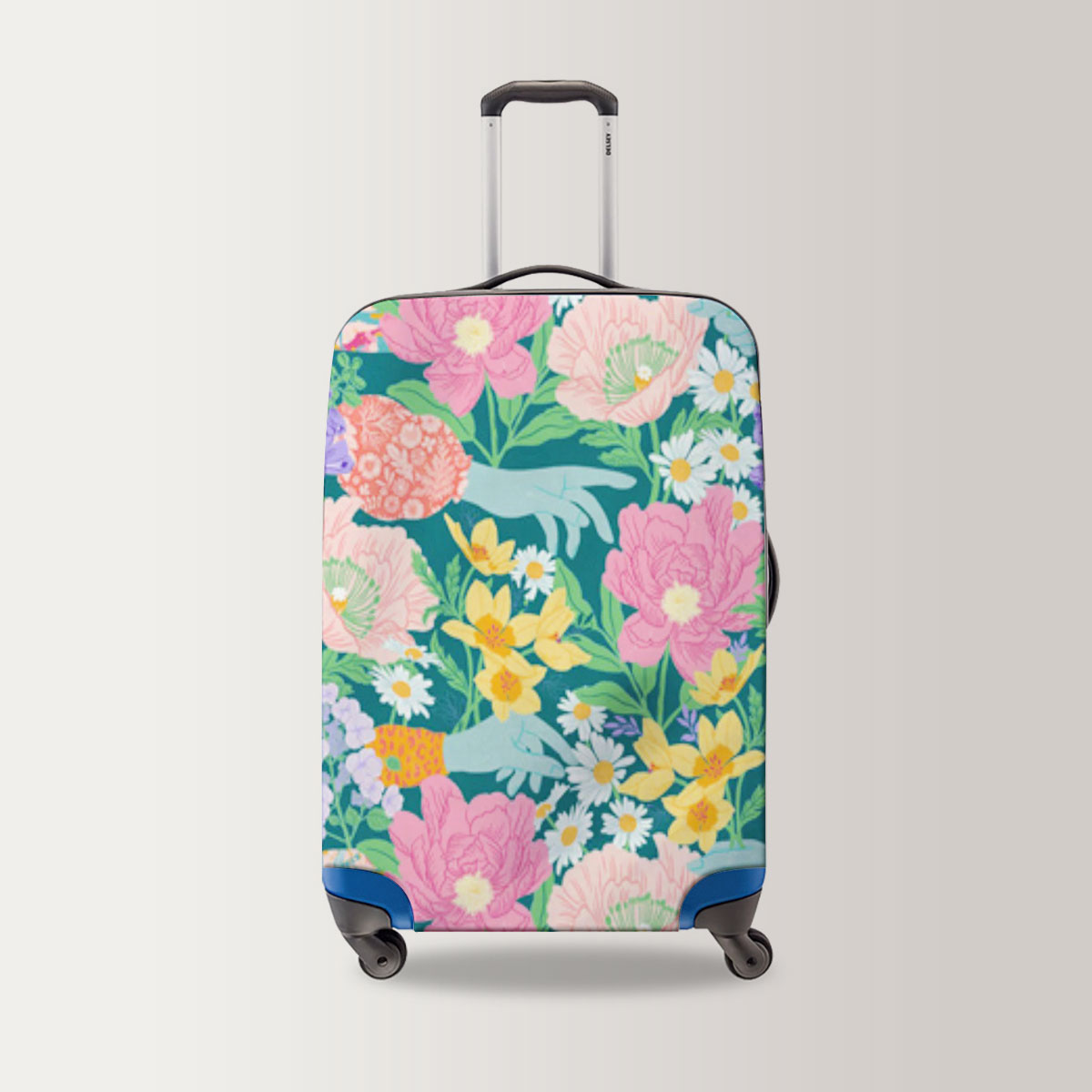 Dreamscape Cotton Rayon Luggage Bag