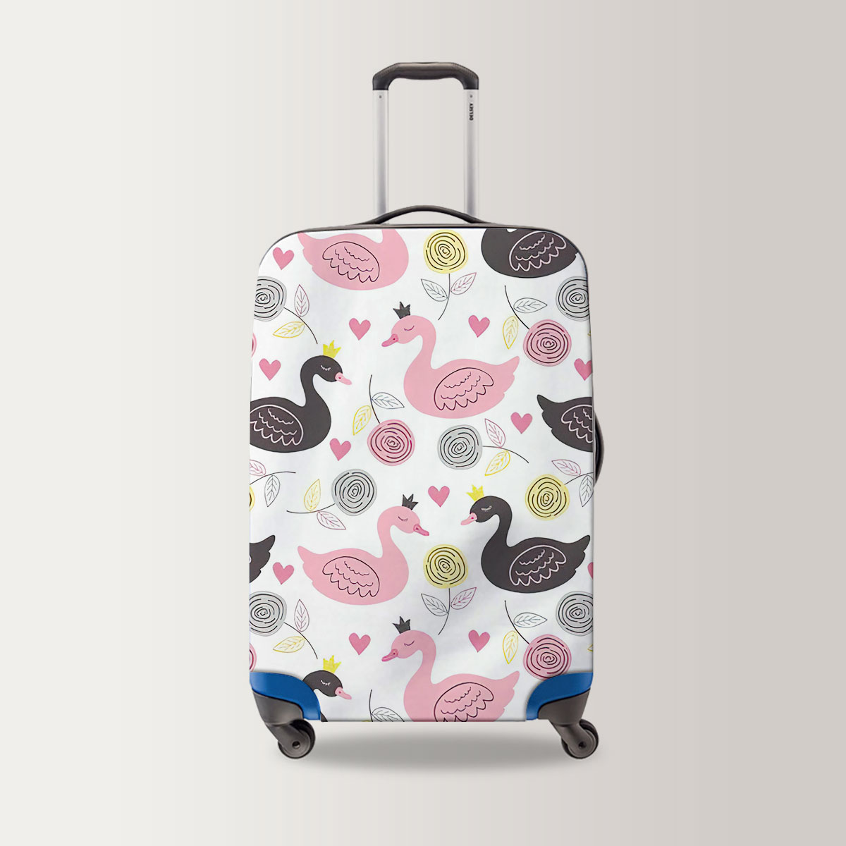 Lovely Princess Swan Luggage Bag