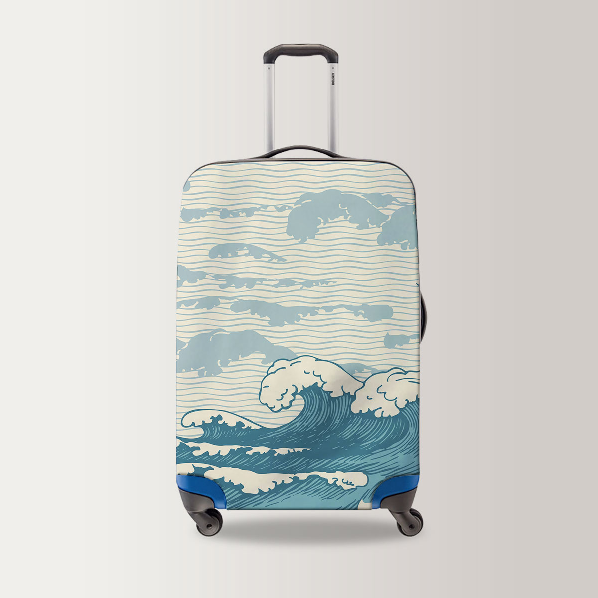Vintage Art Seagull Luggage Bag
