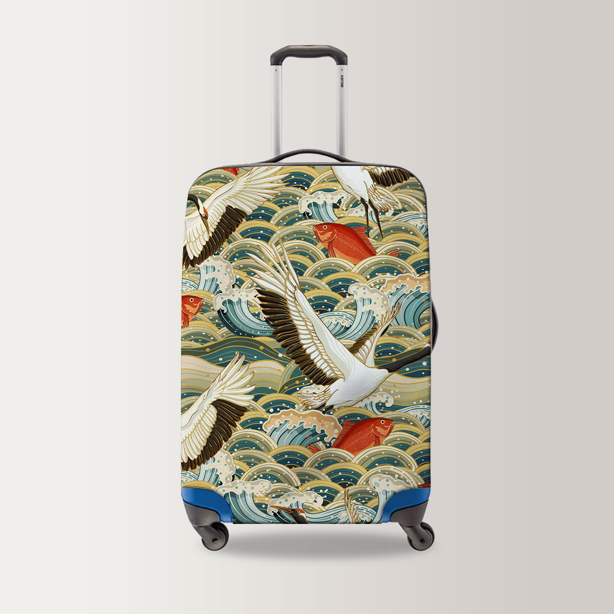 ic Ocean Crane Luggage Bag
