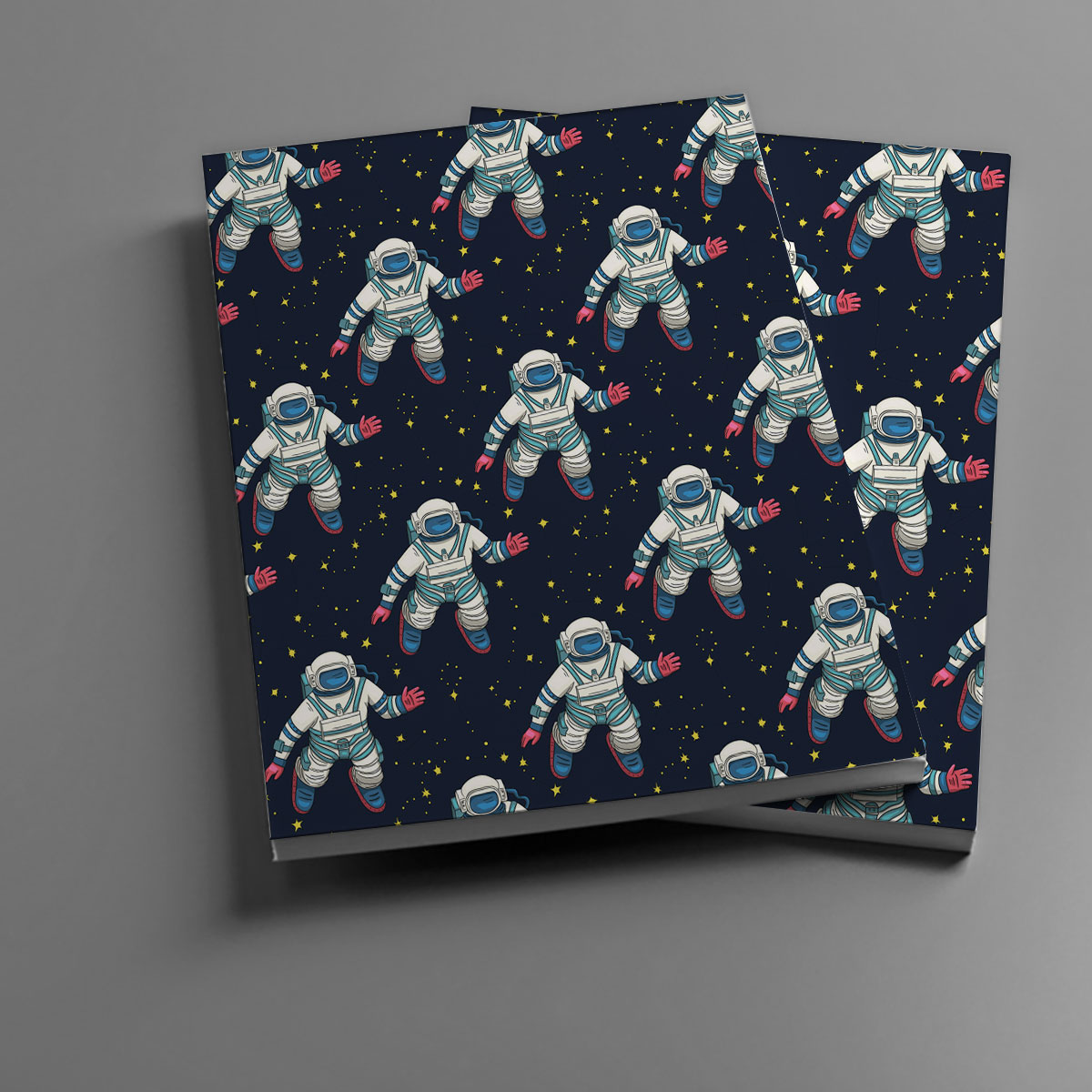 Astronaut And Stars Notebook