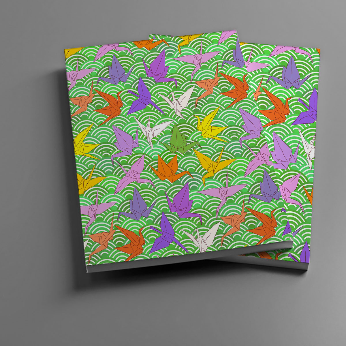 Colorful Paper Crane Notebook