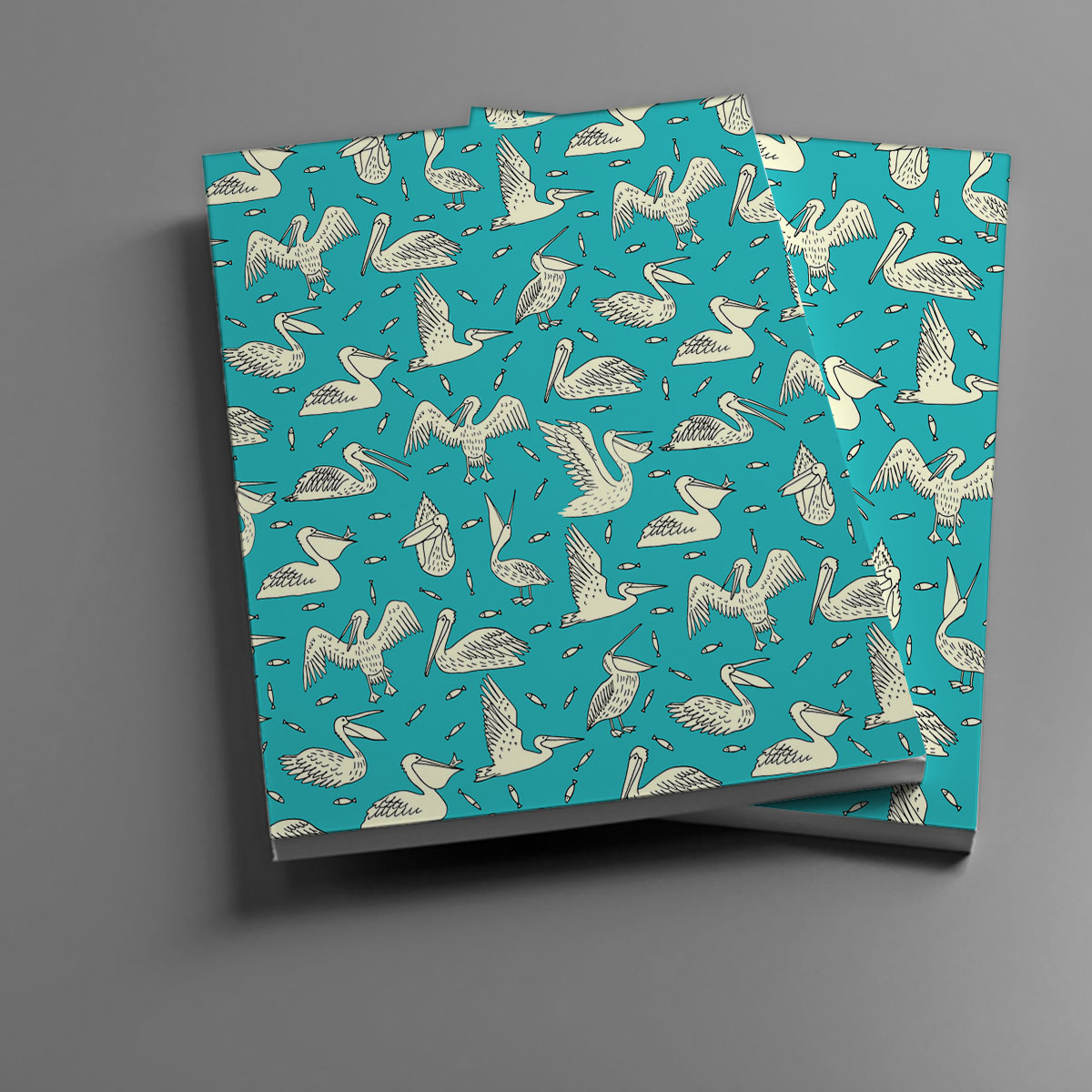 Coon Fishing Pelican Notebook