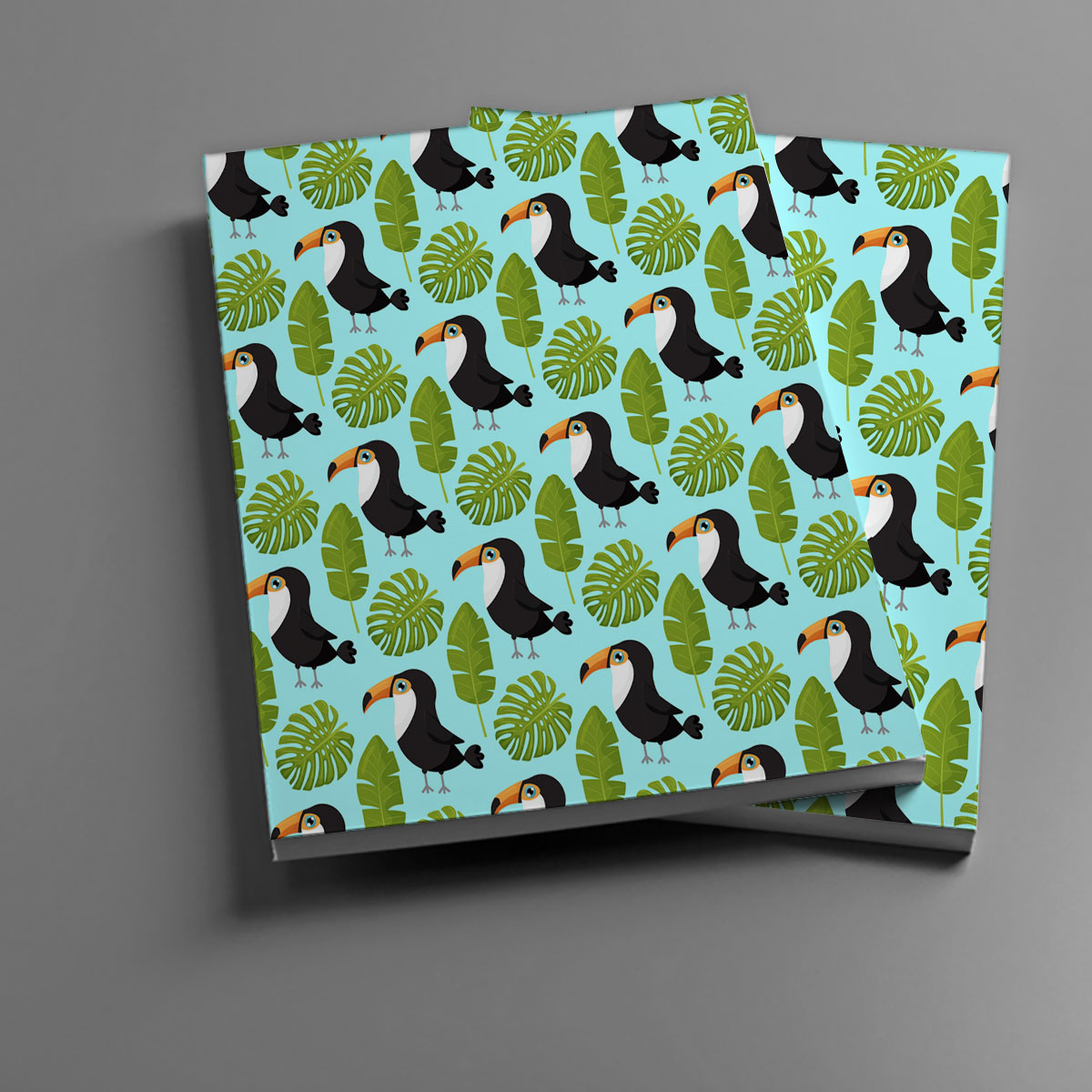 Coon Green Leaf Toucan Notebook