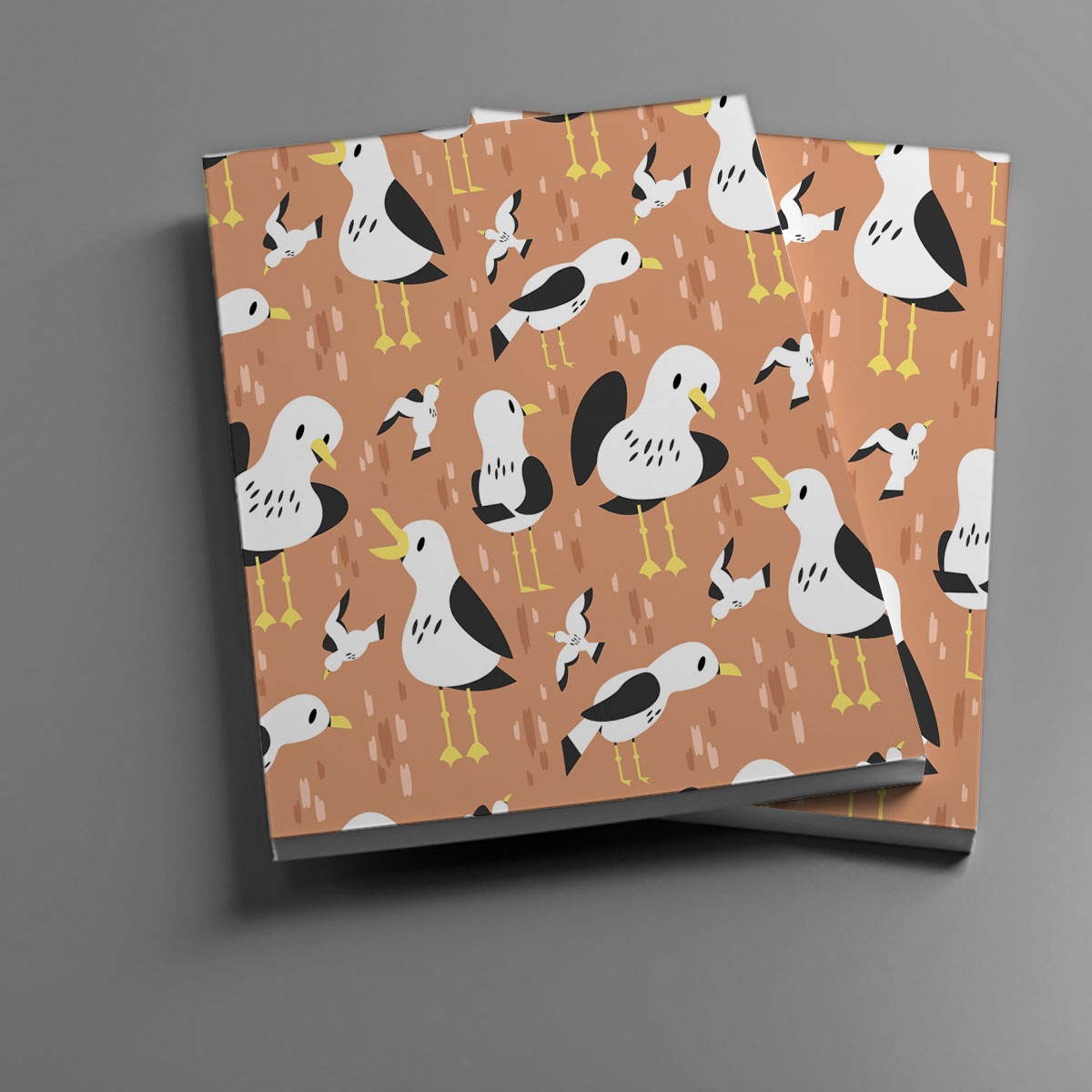 Cute Seagull Art Notebook