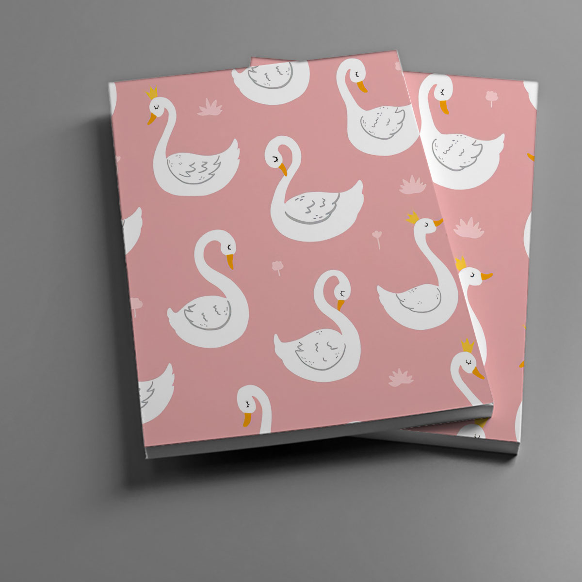 Cute Sleeping Swan Notebook