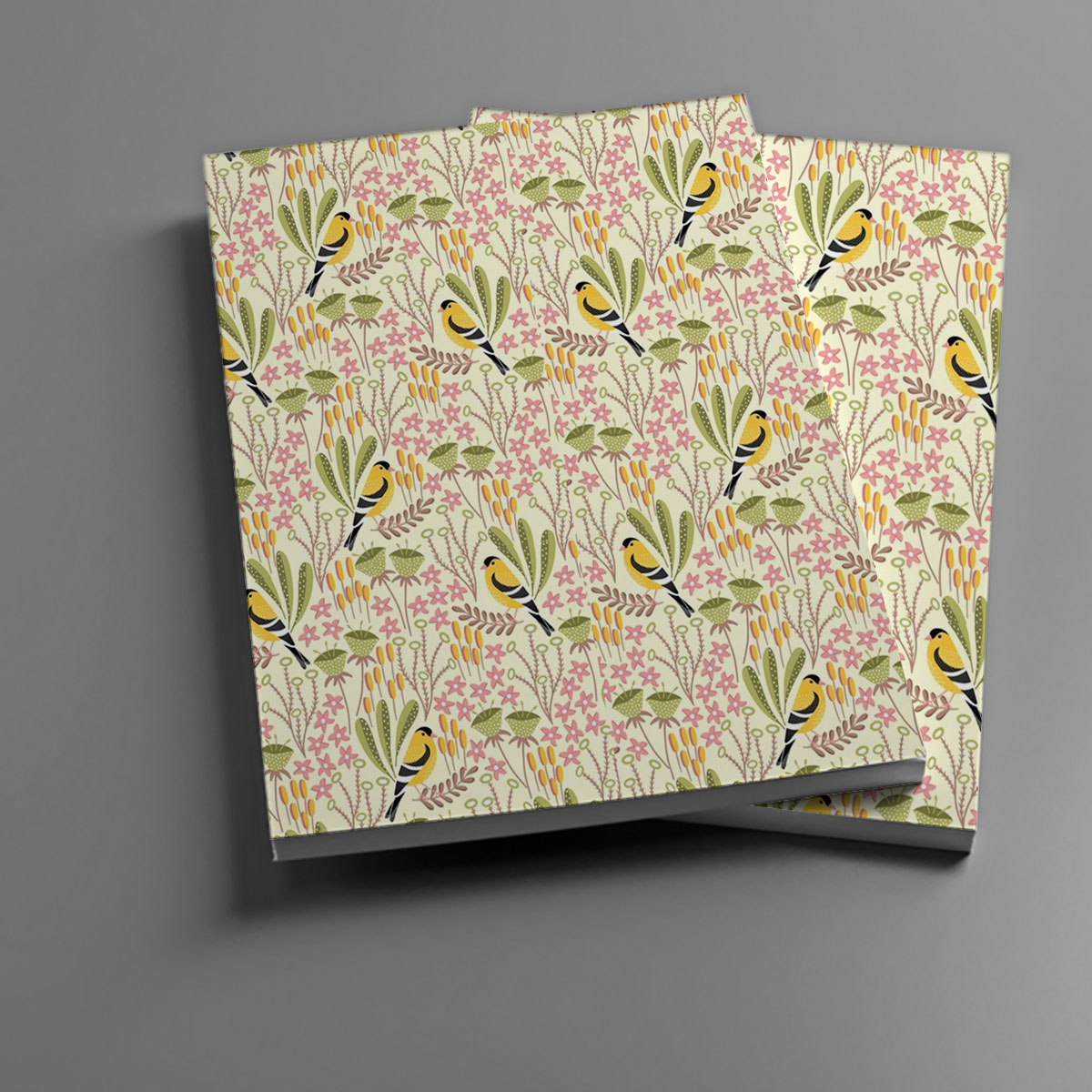 Floral Finch Notebook