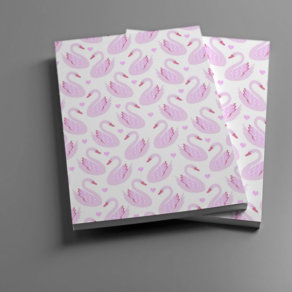 Lovely Pink Swan Notebook