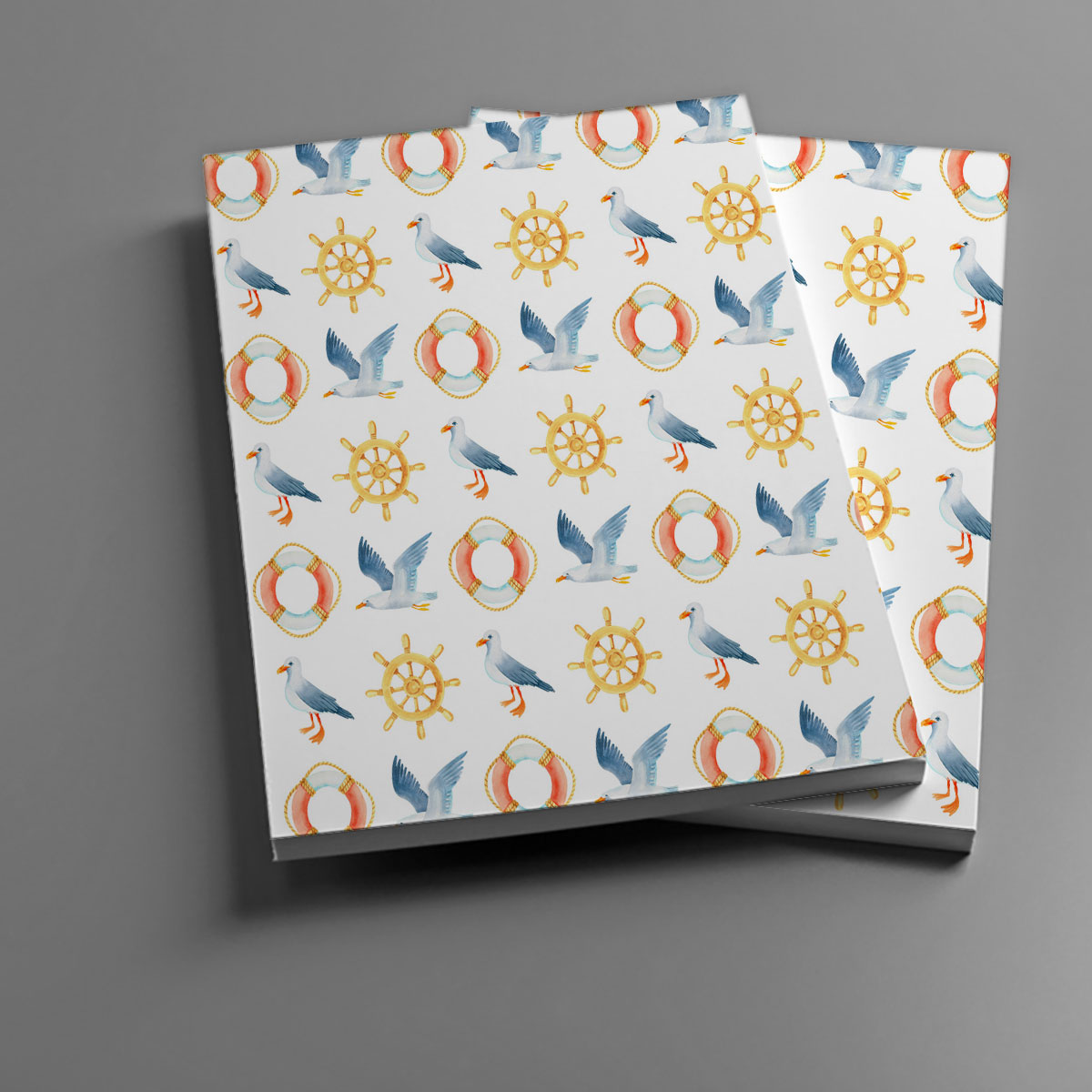 Ocean Vibe Seagull Notebook