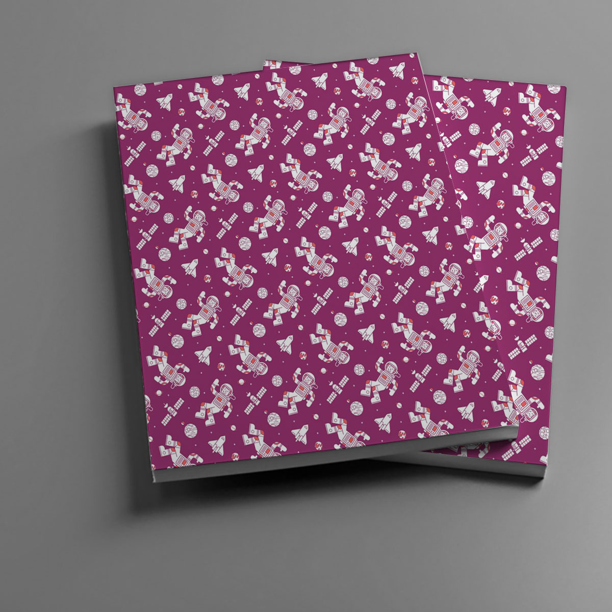 Pink Astronaut Notebook