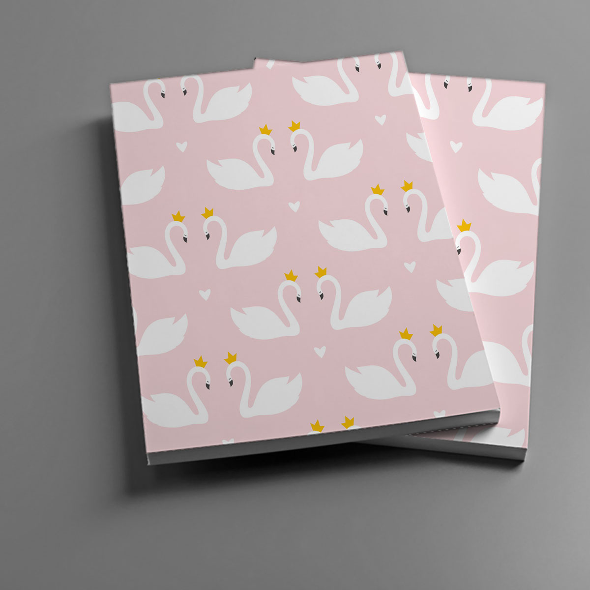 Royal Swan Couple Notebook