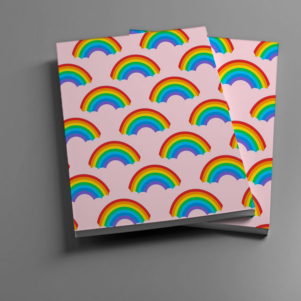 Seamless Rainbow Patterns Notebook