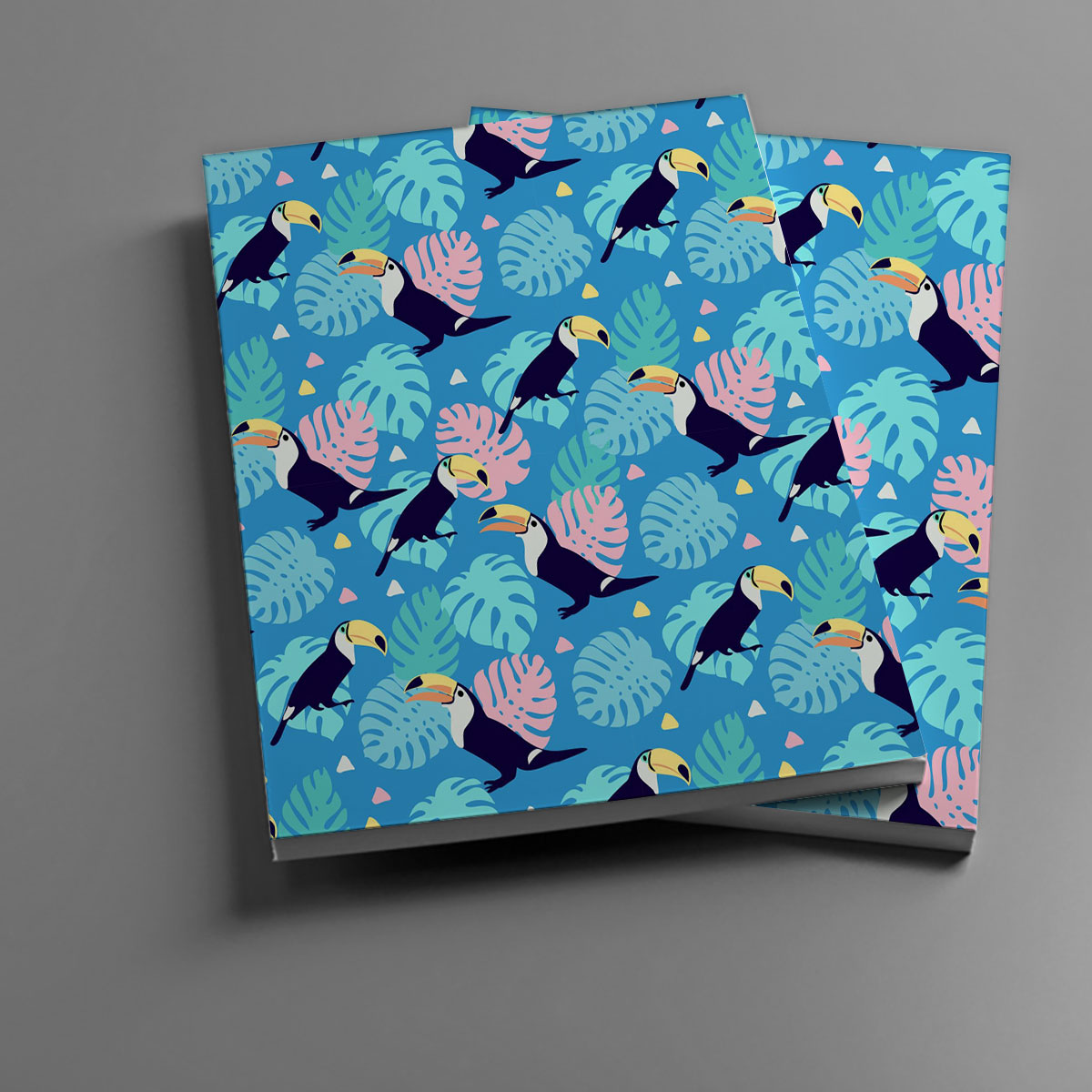 Toucan On Blue Background Notebook