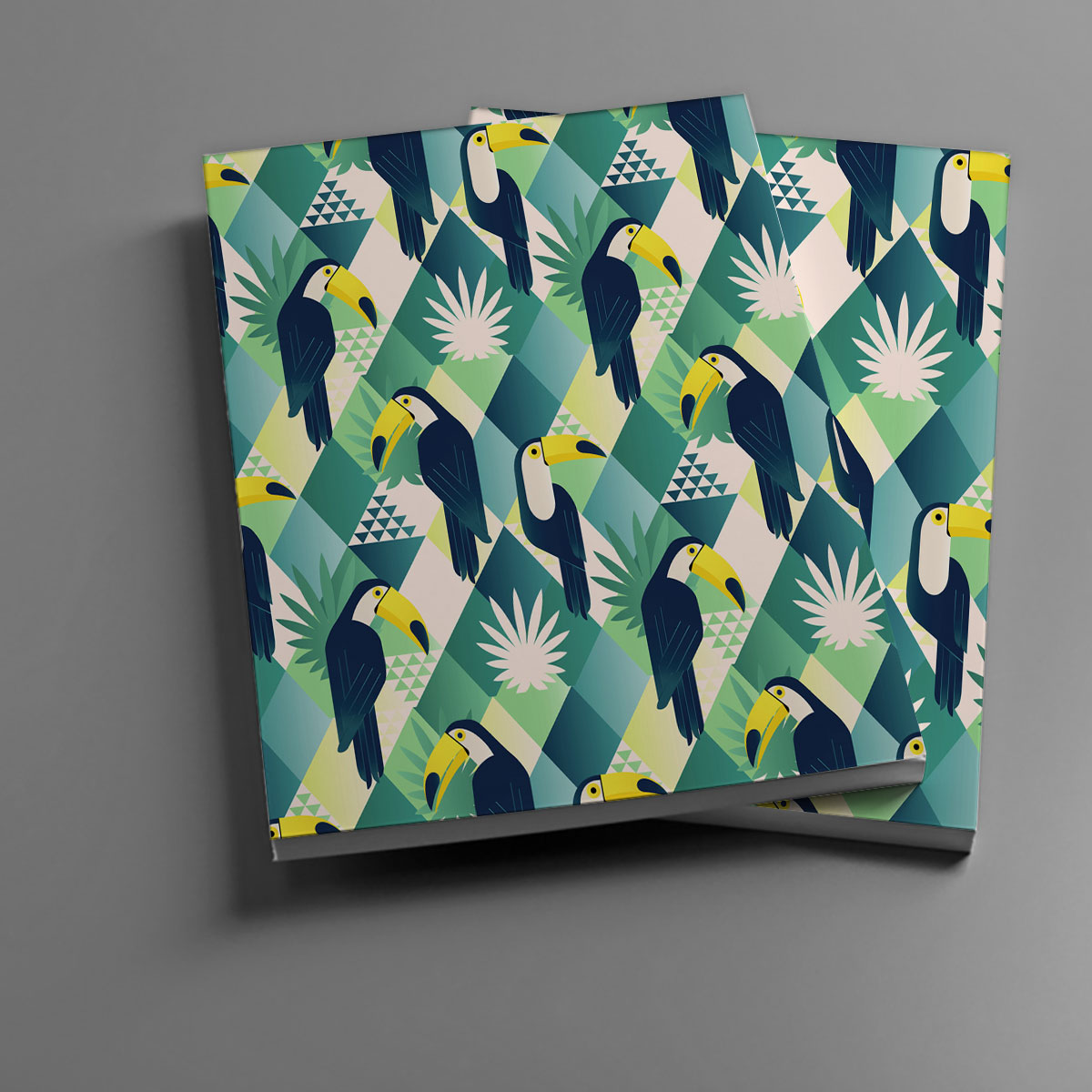 Tropical Exotic Green Toucan Notebook