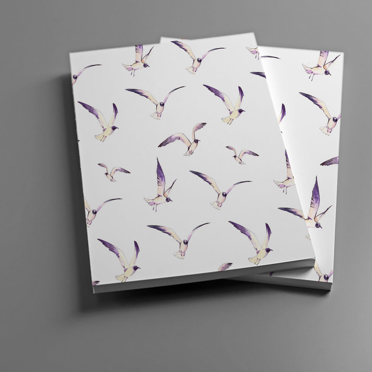 Vector Flying Seagull Notebook