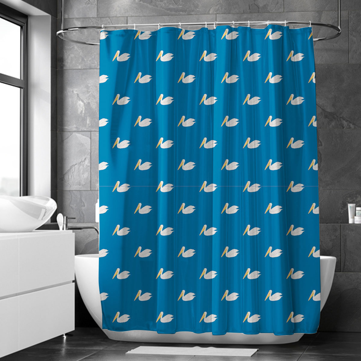 Pelican On Water Shower Curtain