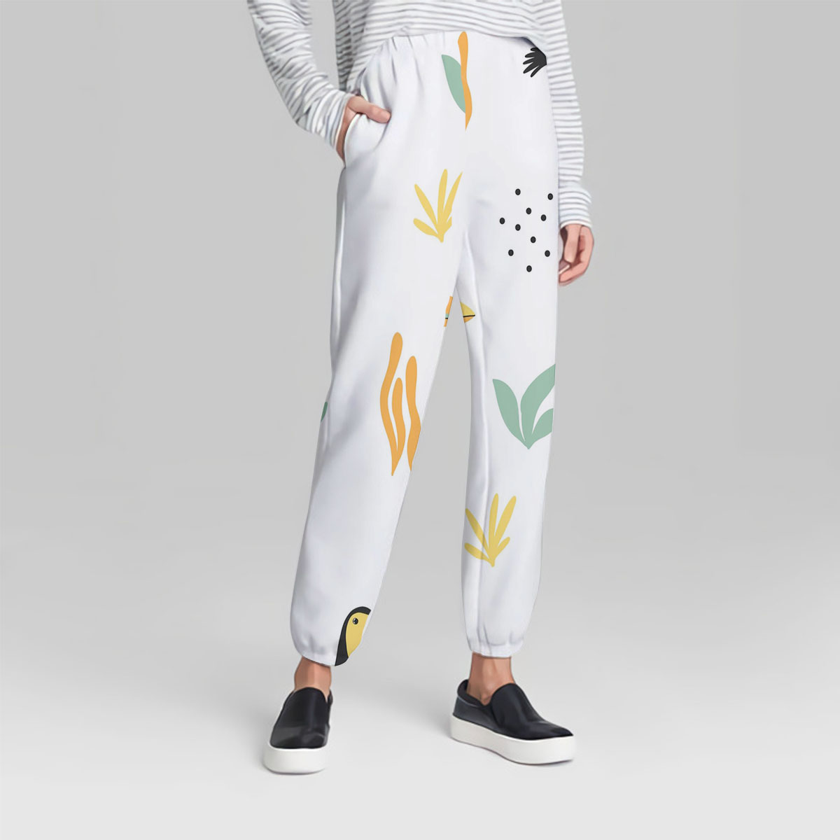 Coon Toucan White Background Sweatpant