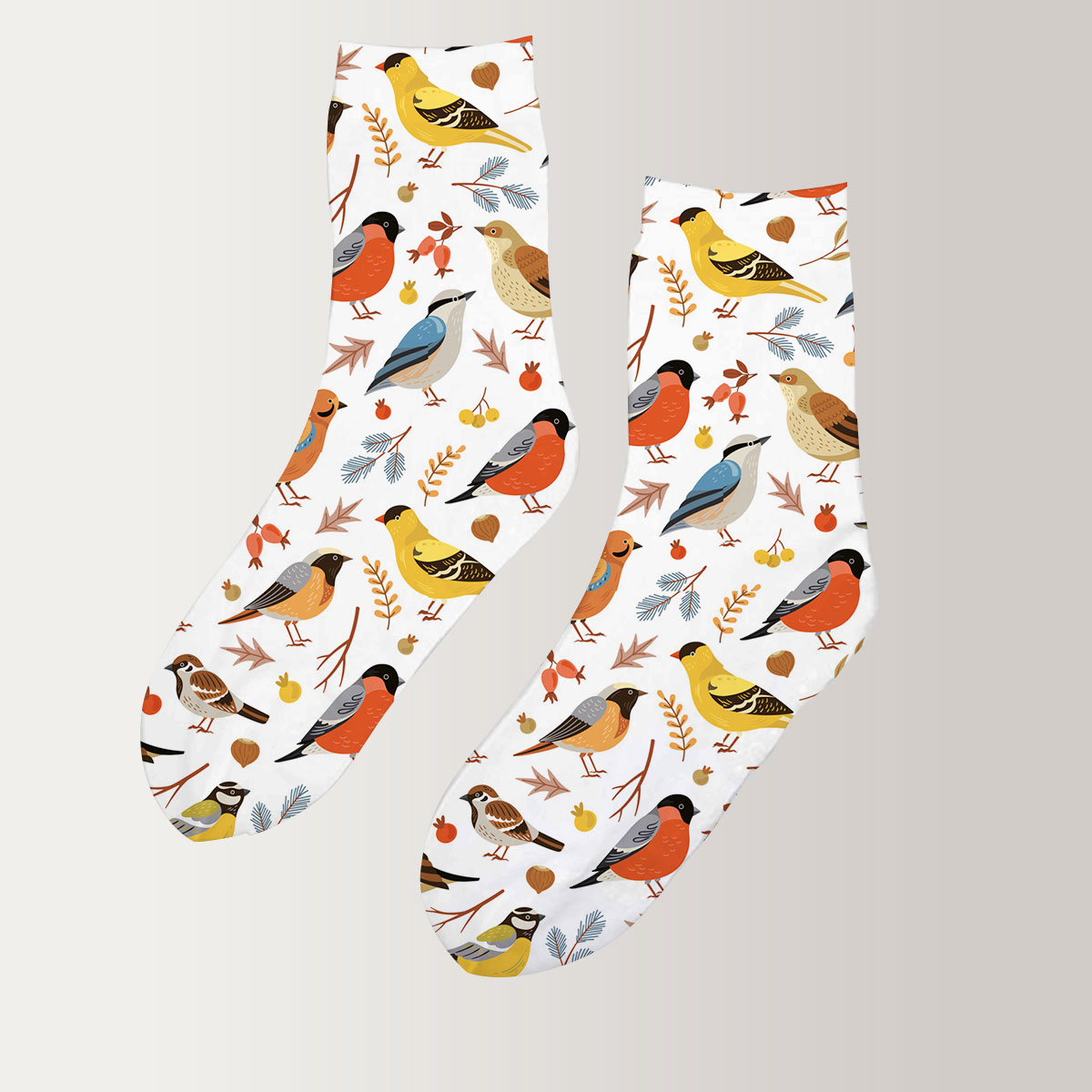 Coon Berries Finch 3D Socks