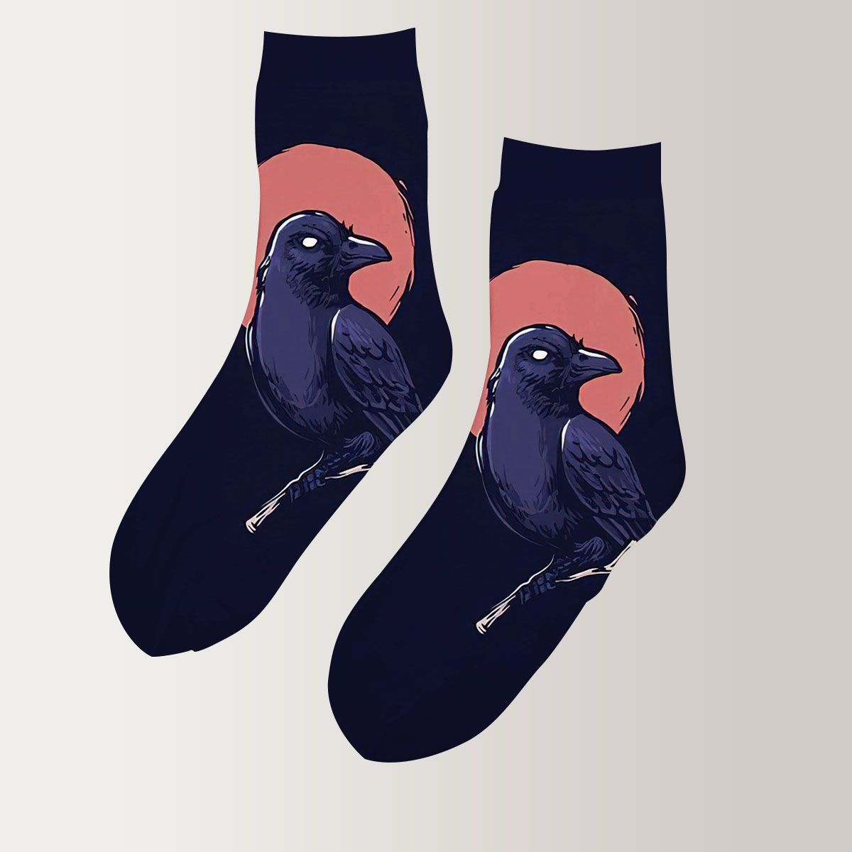 Night Raven 3D Socks