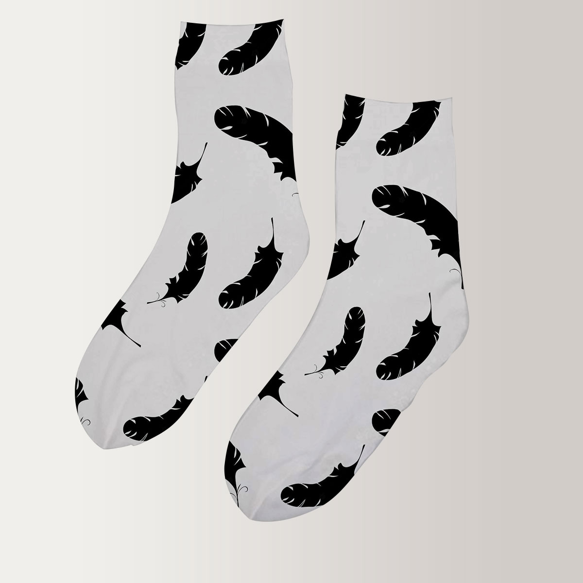 Raven Fever Monogram 3D Socks