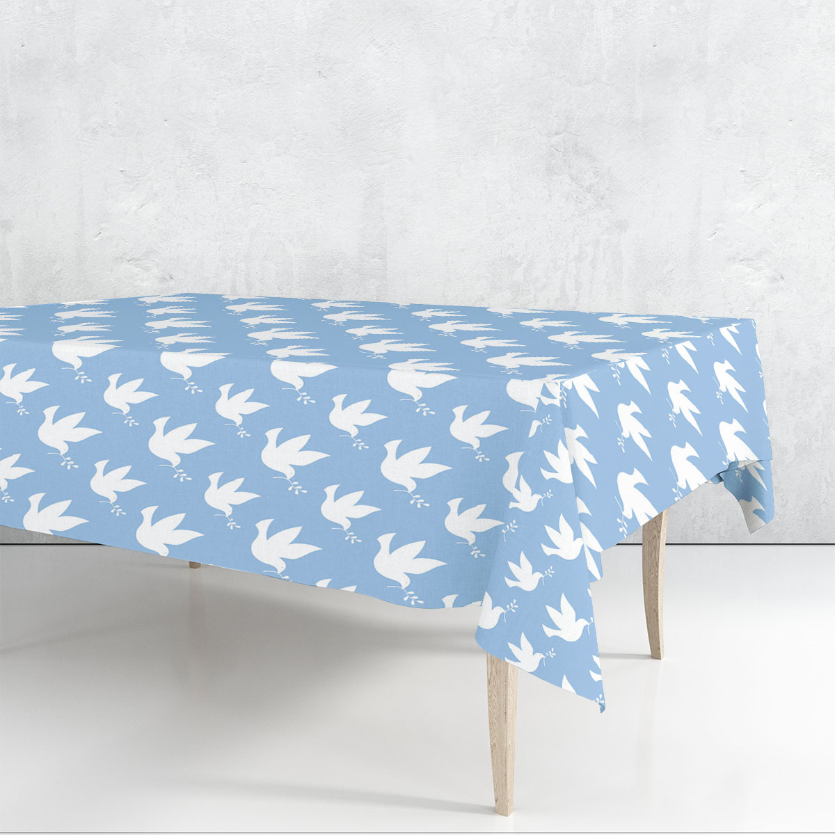 Peace Dove Rectangle Tablecloth 6
