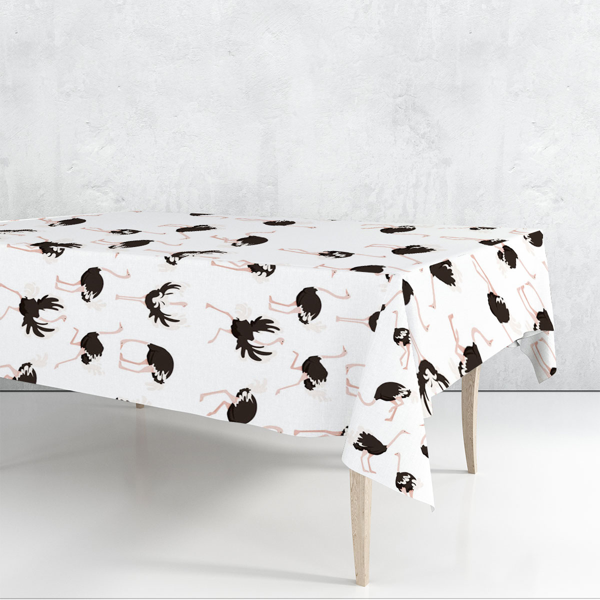 Positions Ostrich Rectangle Tablecloth 6