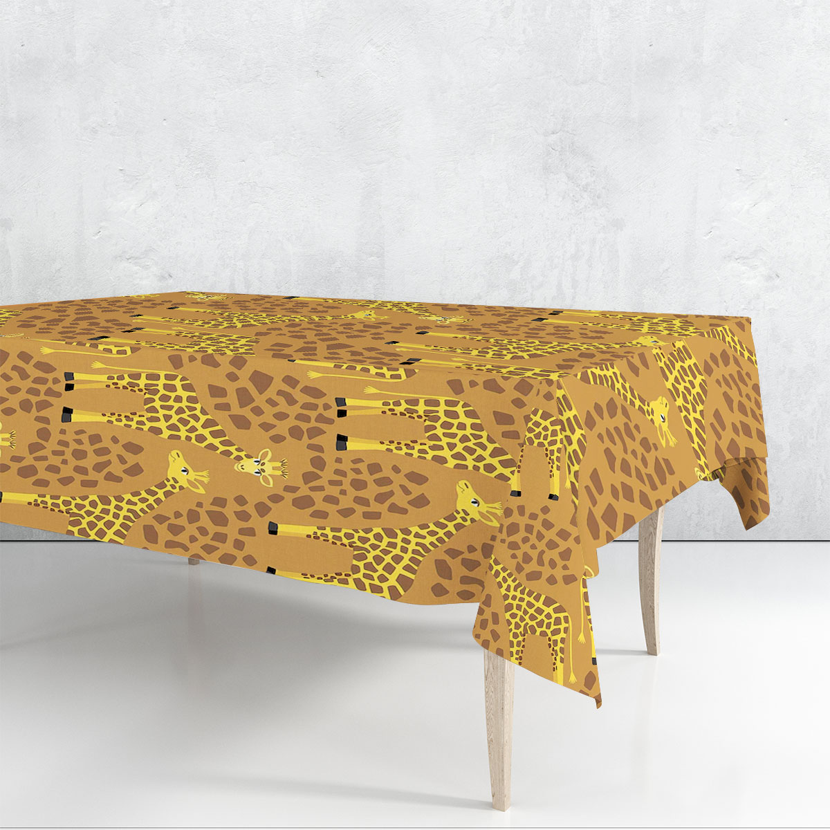 Savanna Giraffe Rectangle Tablecloth 6