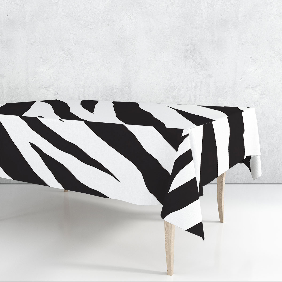 Zebra Skin Rectangle Tablecloth 6