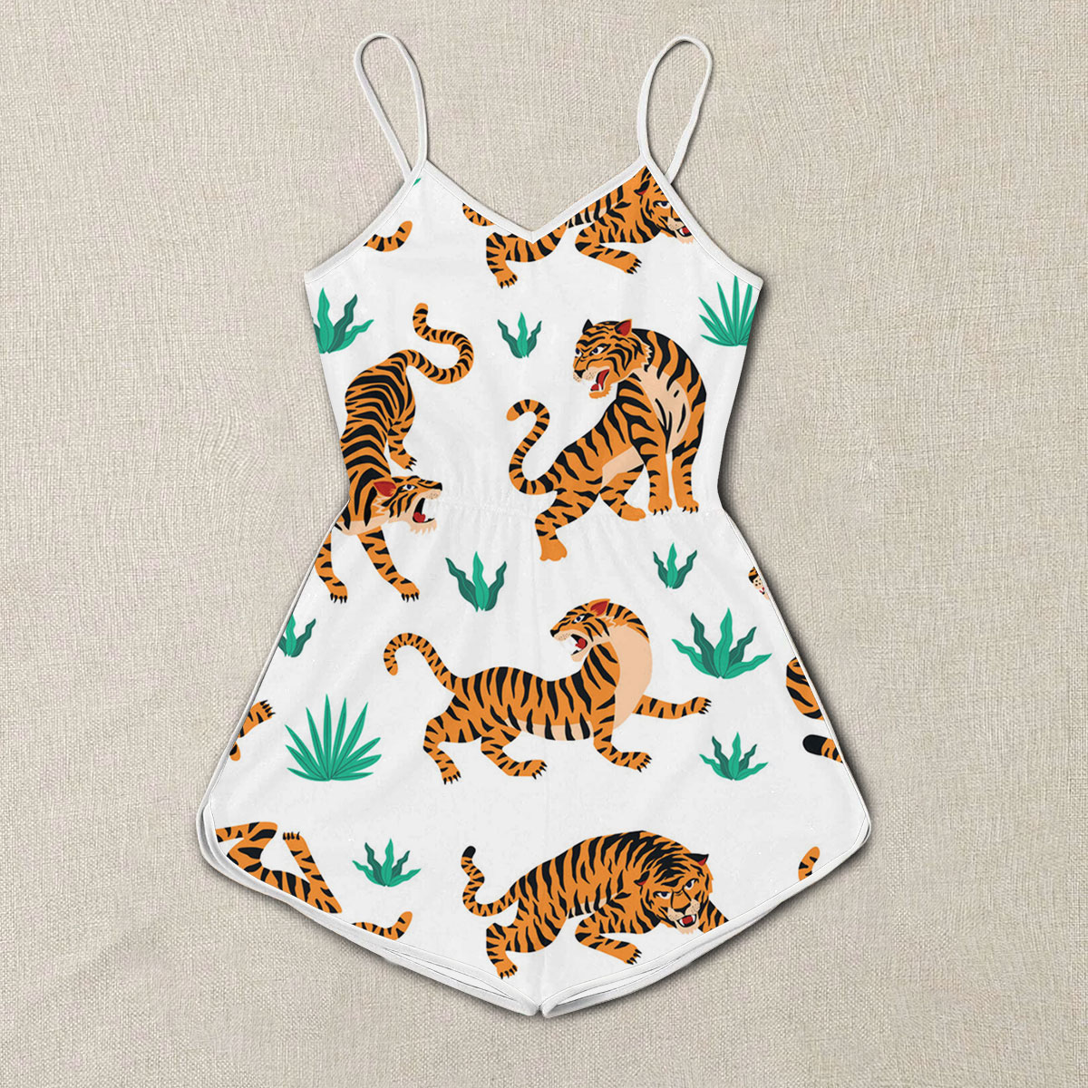 Tiger And Grass Romper 6