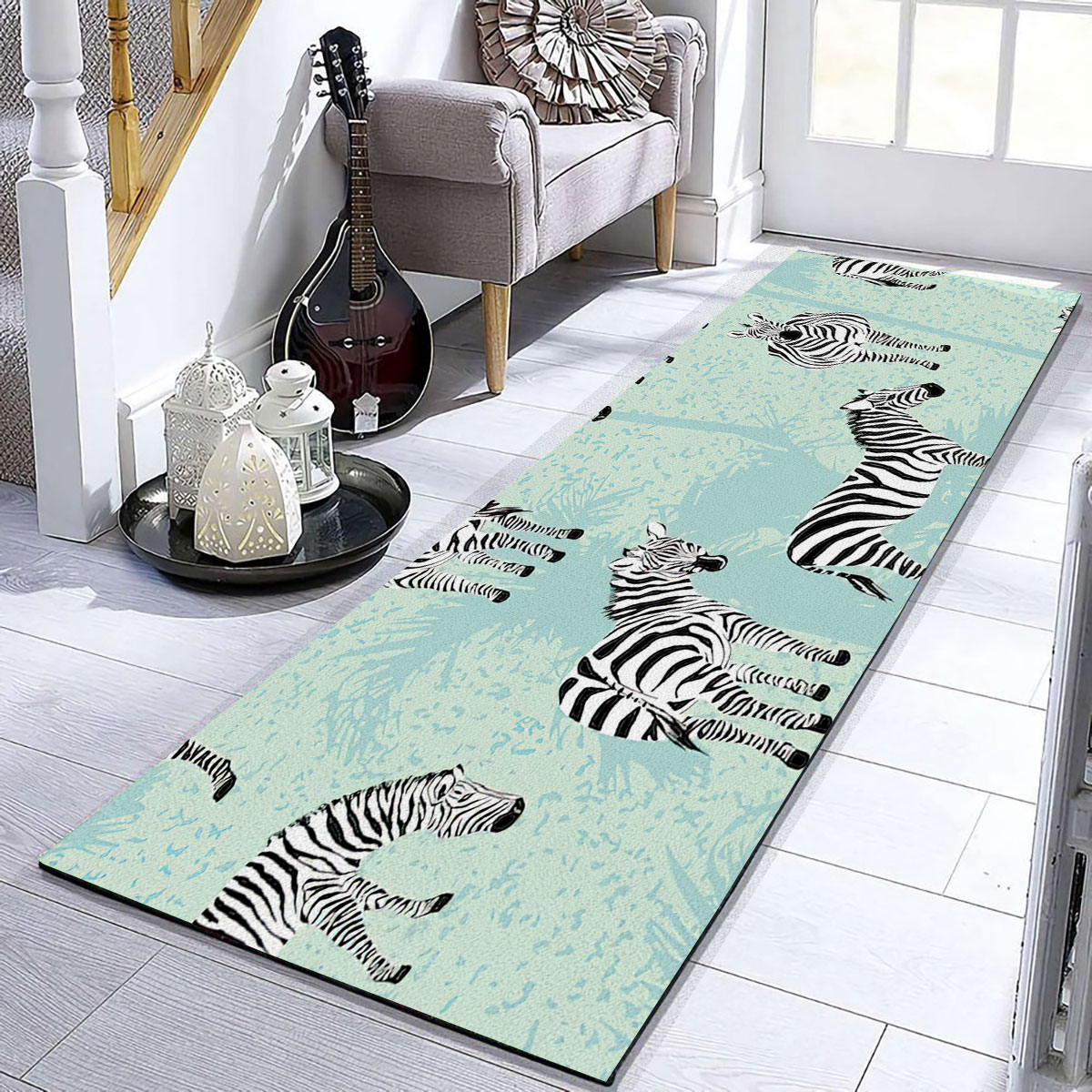Safari Zebra Runner Carpet 6