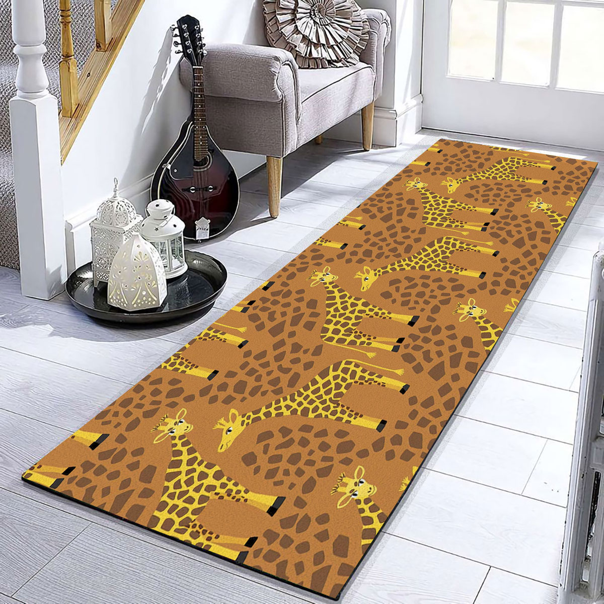 Savanna Giraffe Runner Carpet 6